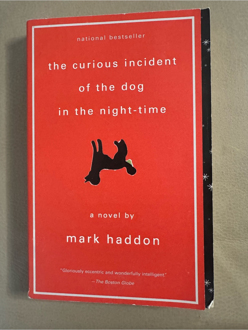 The Curious Incident of the Dog in the Night-Time by Mark Haddon - Red Paperback